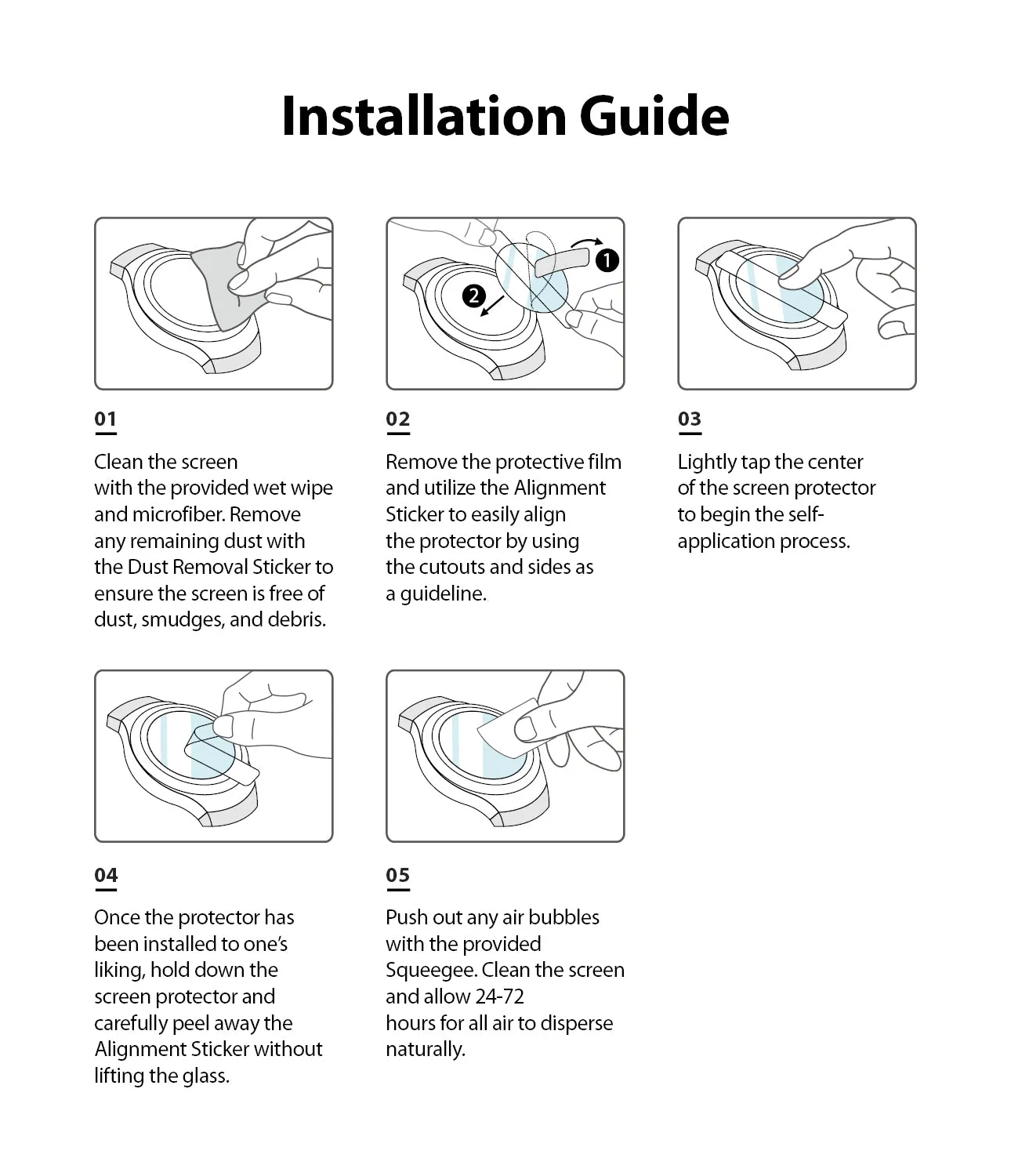 Top Rated Galaxy Watch 5/4 44mm Screen Protector for Bezel Styling | Glass - R5  Almost Sold Out!