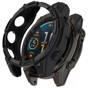 Top Rated Garmin Fenix 8 - 47mm SOLAR Rugged TPU Case (Black)  Limited Stock!