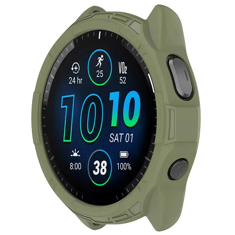 Top Rated Garmin Forerunner 965 Rugged TPU Case (Green)  Today Only!