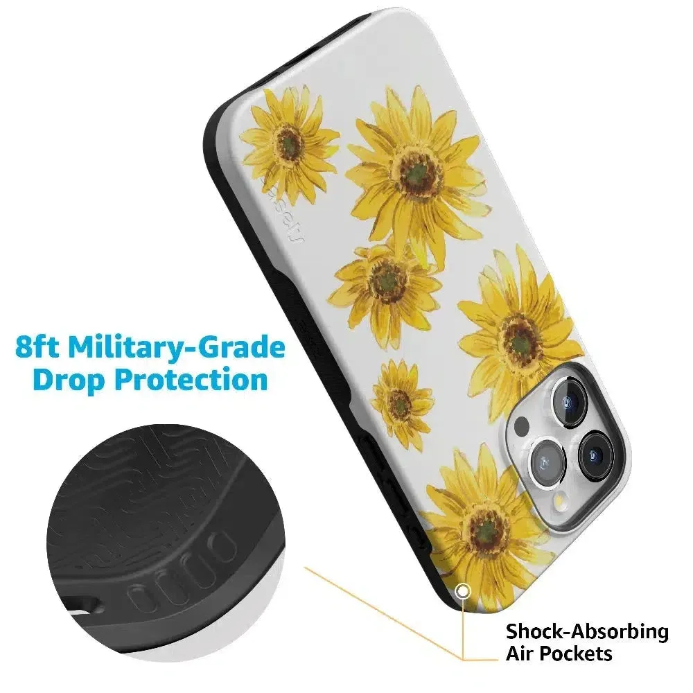 Top Rated Golden Garden | Yellow Sunflower Floral Case  Stylish & Comfortable