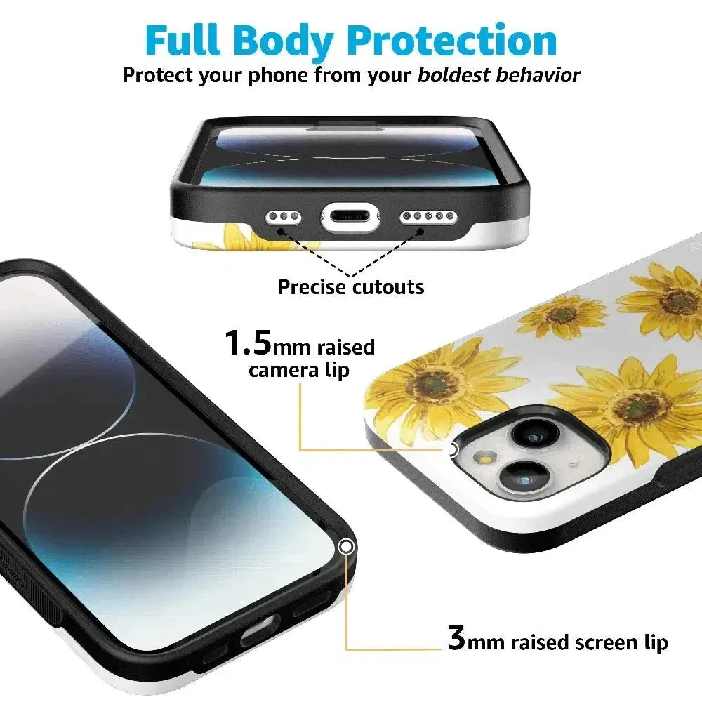 Top Rated Golden Garden | Yellow Sunflower Floral Case  Stylish & Comfortable