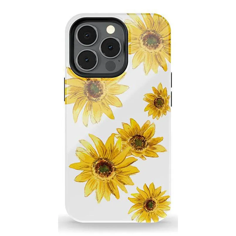 Top Rated Golden Garden | Yellow Sunflower Floral Case  Stylish & Comfortable