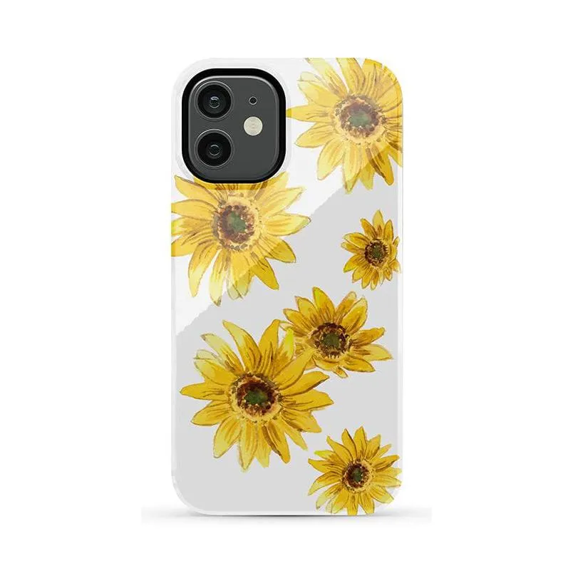 Top Rated Golden Garden | Yellow Sunflower Floral Case  Stylish & Comfortable