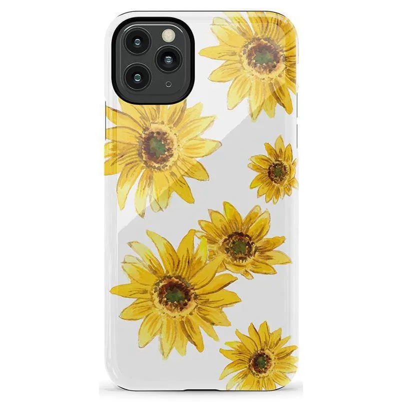 Top Rated Golden Garden | Yellow Sunflower Floral Case  Stylish & Comfortable
