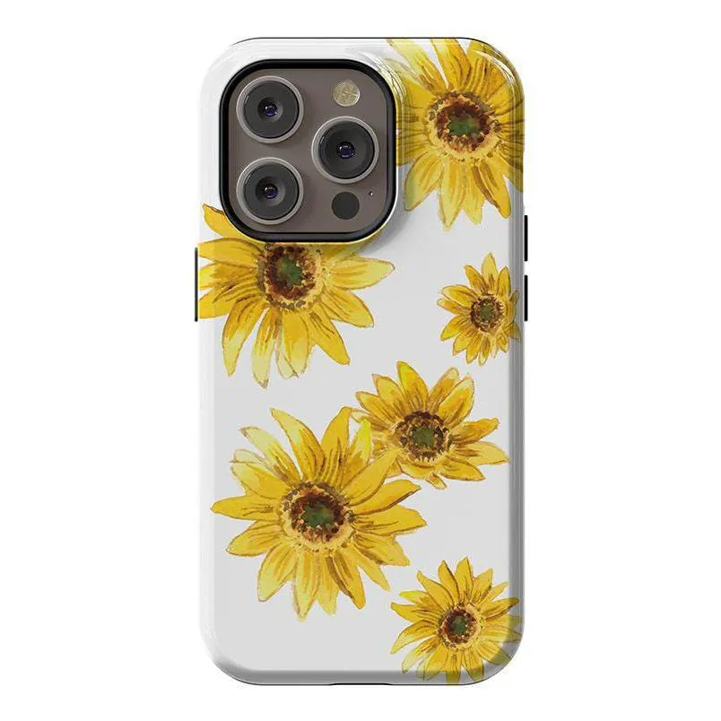 Top Rated Golden Garden | Yellow Sunflower Floral Case  Stylish & Comfortable