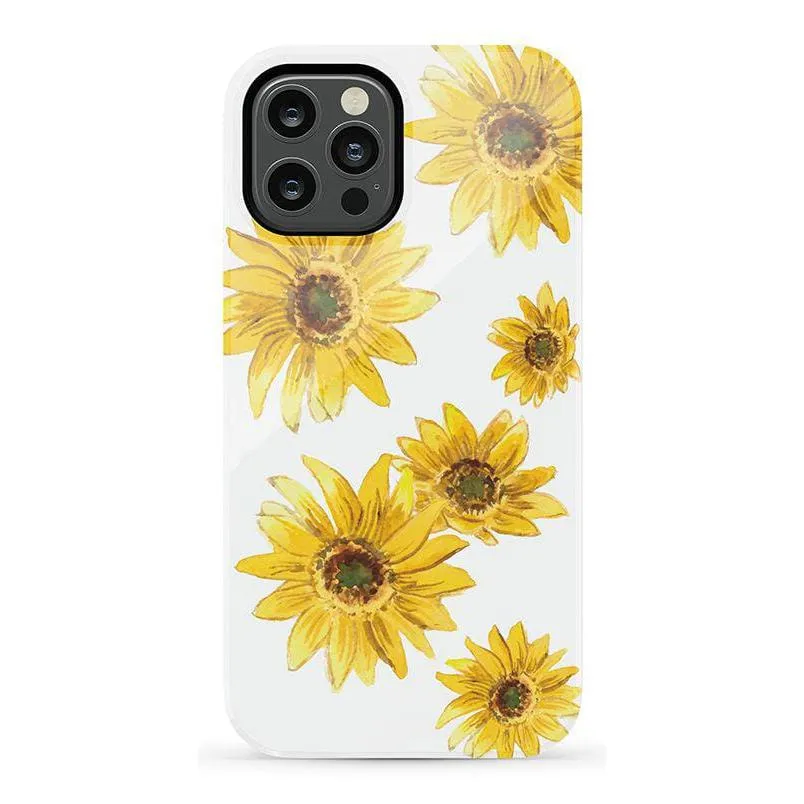 Top Rated Golden Garden | Yellow Sunflower Floral Case  Stylish & Comfortable