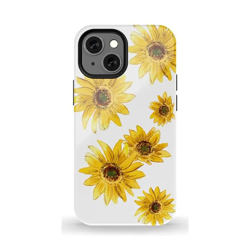 Top Rated Golden Garden | Yellow Sunflower Floral Case  Stylish & Comfortable