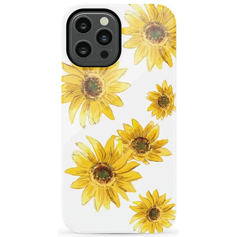 Top Rated Golden Garden | Yellow Sunflower Floral Case  Stylish & Comfortable