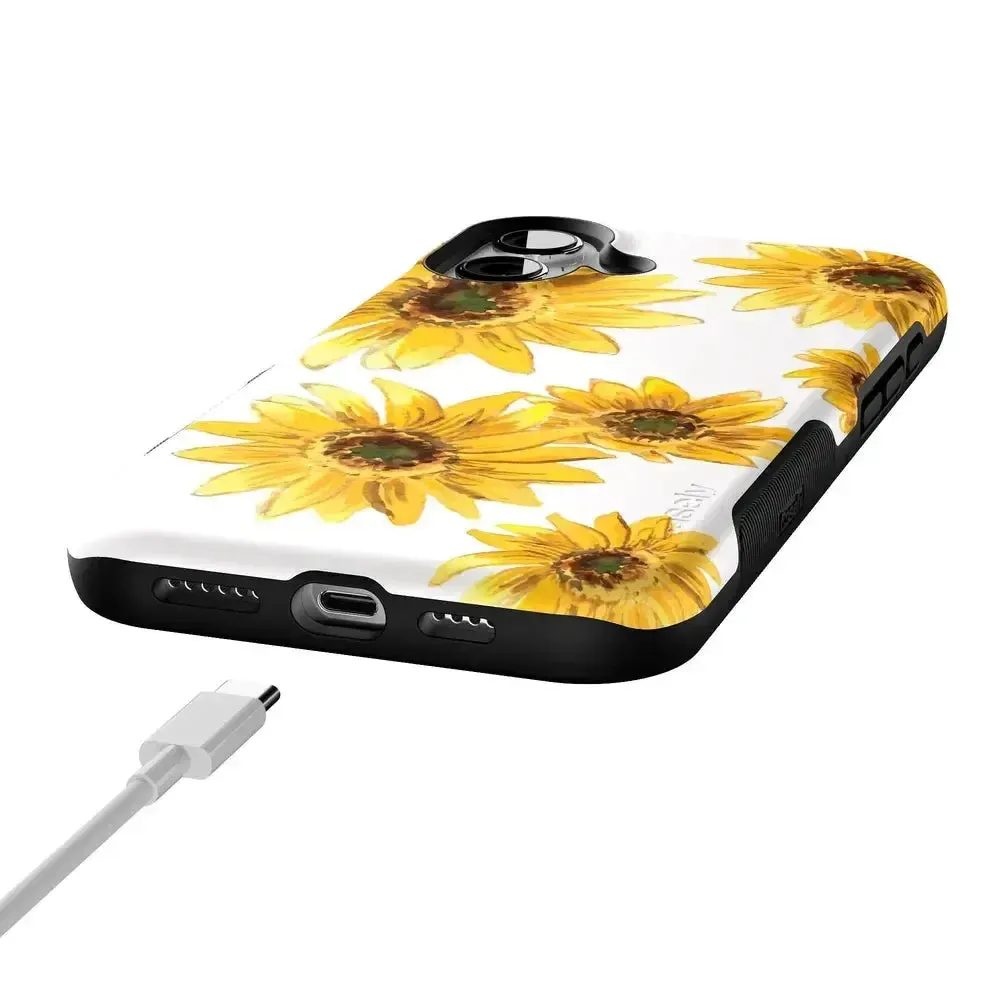 Top Rated Golden Garden | Yellow Sunflower Floral Case  Stylish & Comfortable