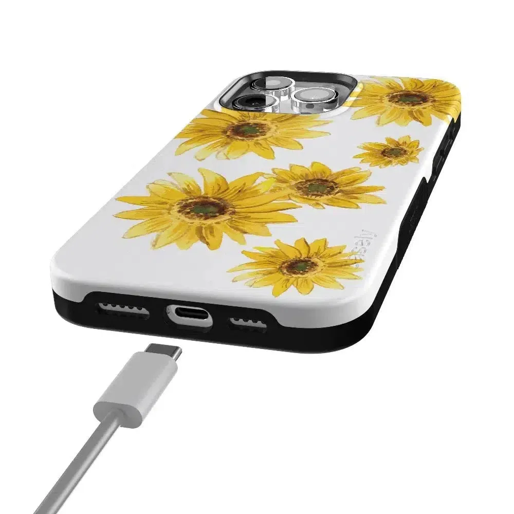 Top Rated Golden Garden | Yellow Sunflower Floral Case  Stylish & Comfortable