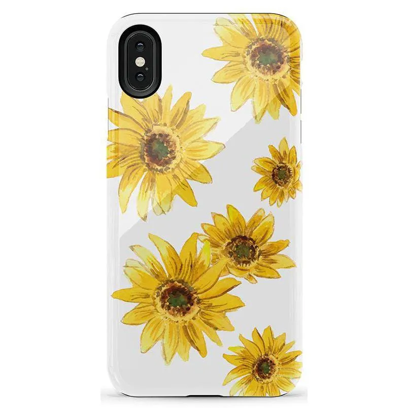 Top Rated Golden Garden | Yellow Sunflower Floral Case  Stylish & Comfortable