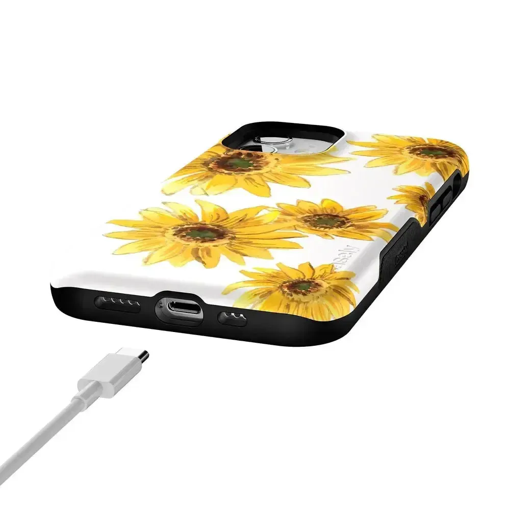 Top Rated Golden Garden | Yellow Sunflower Floral Case  Stylish & Comfortable