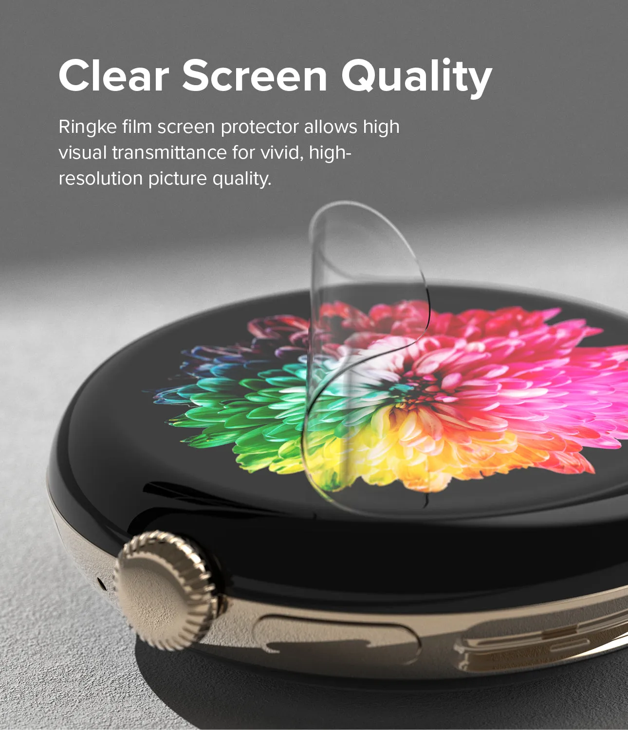 Top Rated Google Pixel Watch 3 45mm Screen Protector | Dual Easy Film (3P)  Limited Stock!