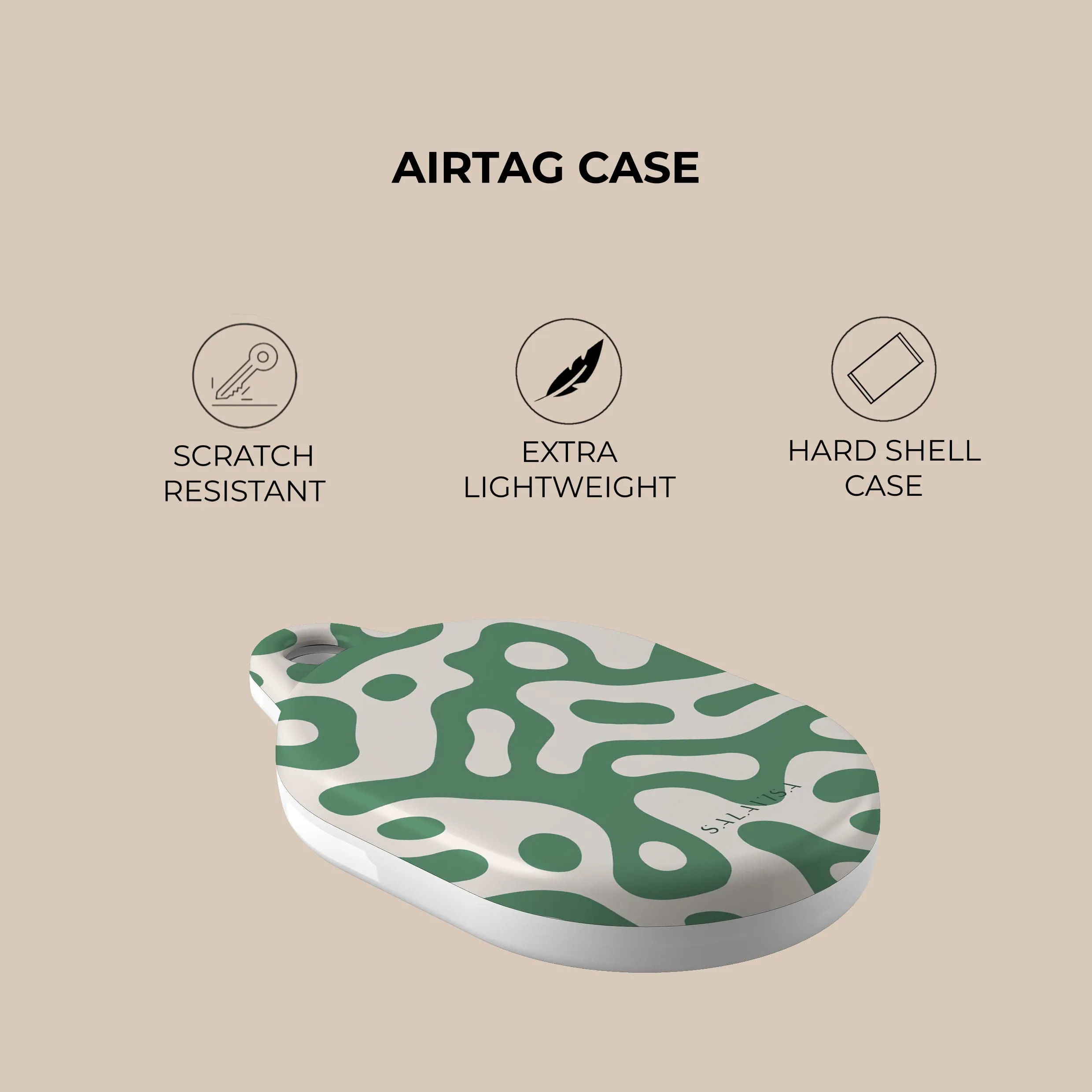 Top Rated Green Paths AirTag Holder  Limited Availability!