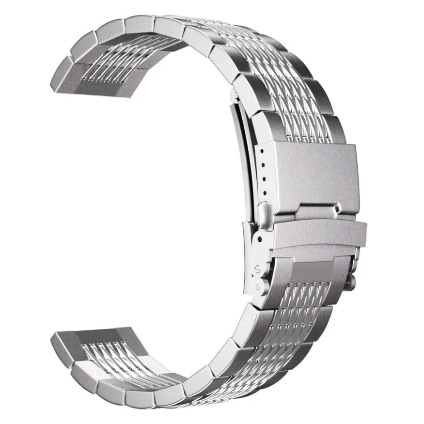 Top Rated Huawei Watch 4 (Pro) Luxury Steel Chain Strap (Silver)  Today Only!