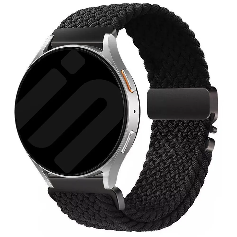 Top Rated Huawei Watch 5 - 42mm Braided Strap with P-Buckle (Black)  Limited Release!