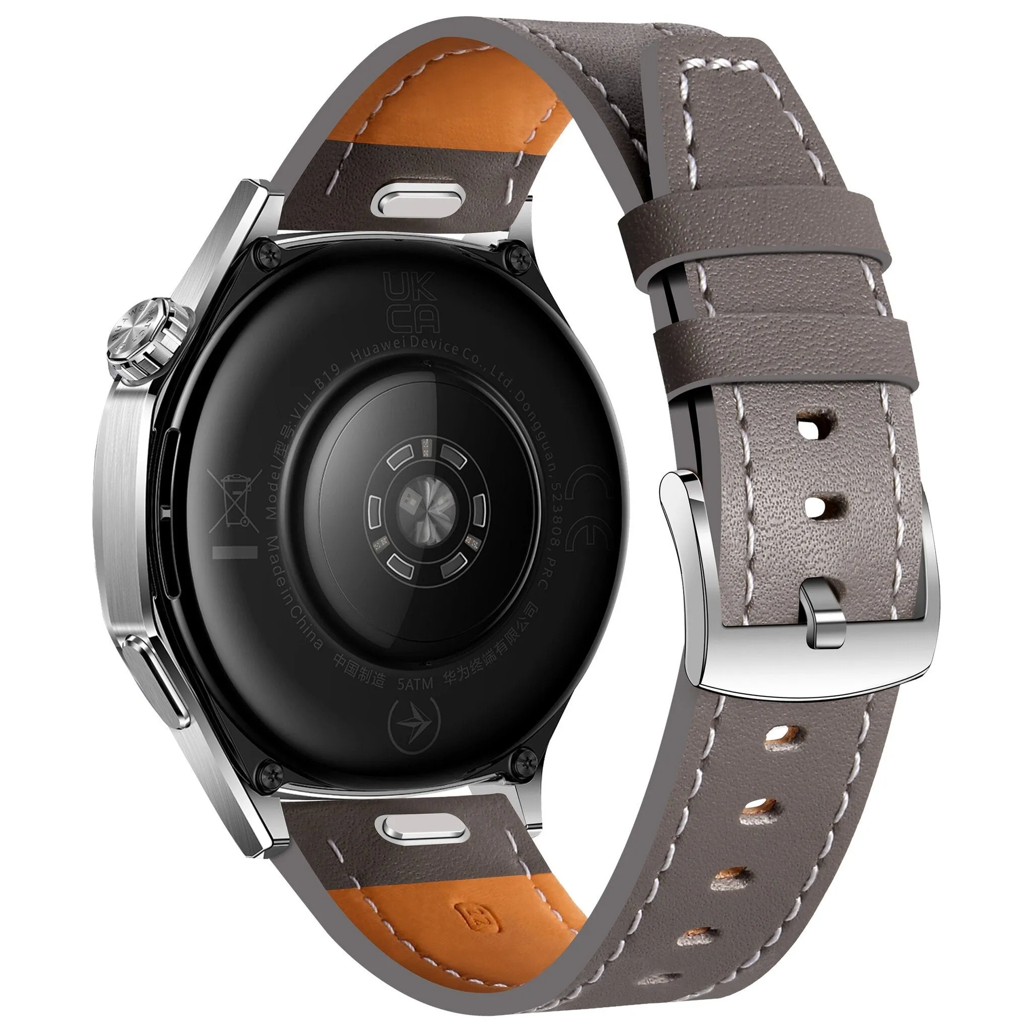 Top Rated Huawei Watch Ultimate 'One Push' Leather Strap (Grey)  Almost Gone!