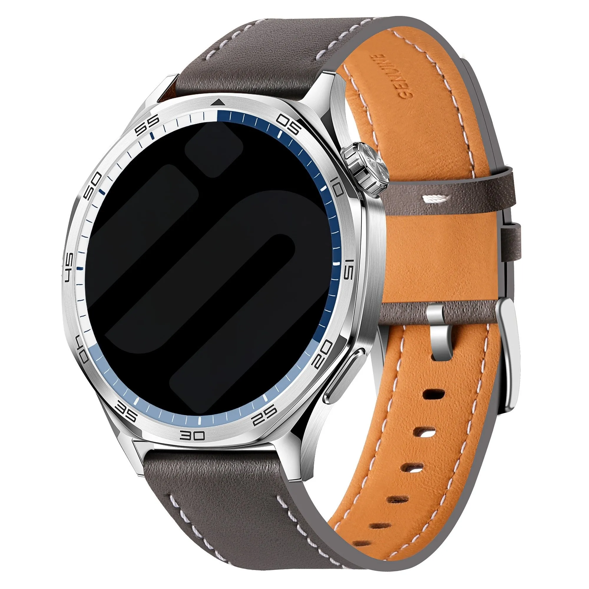 Top Rated Huawei Watch Ultimate 'One Push' Leather Strap (Grey)  Almost Gone!