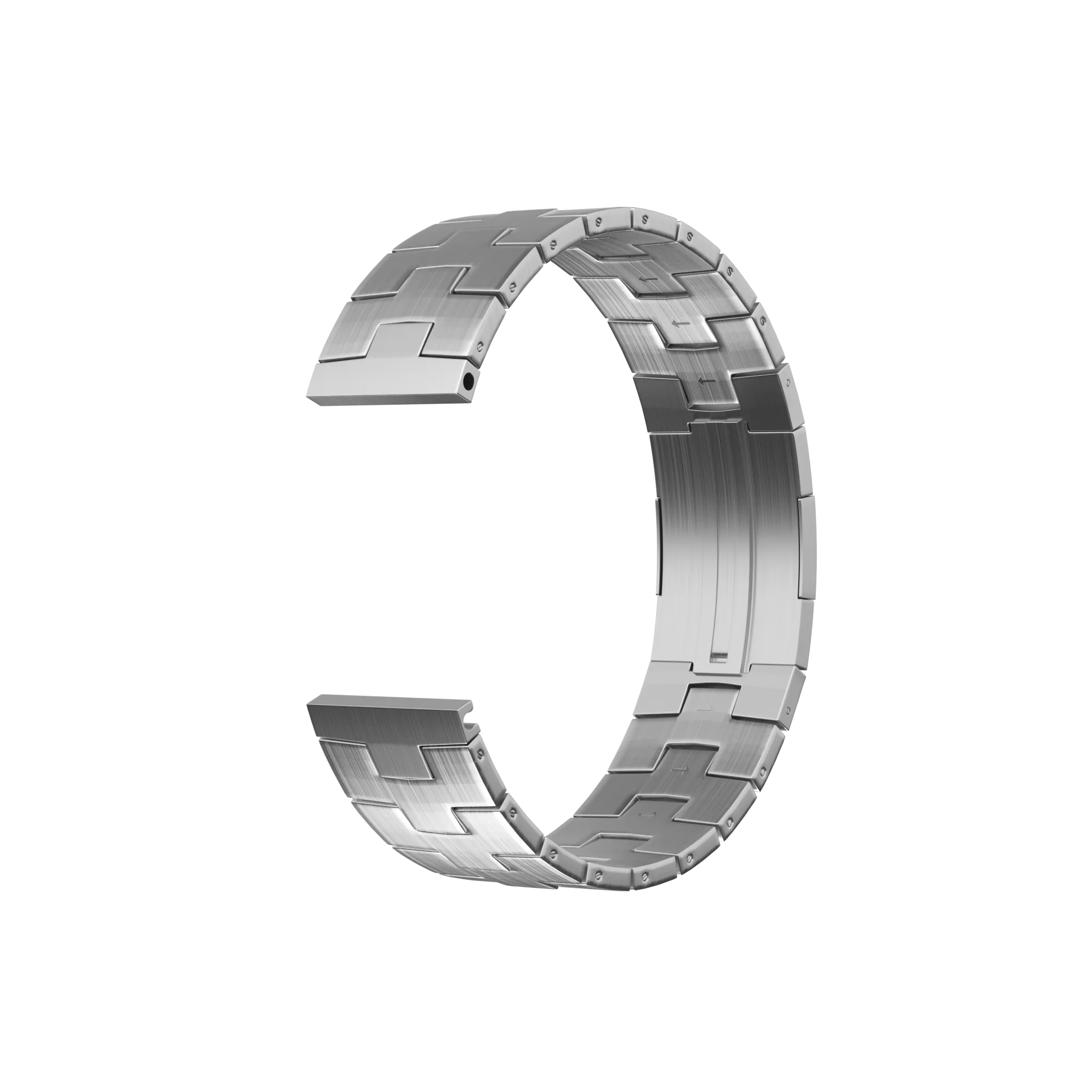Top Rated Huawei Watch Ultimate Titanium Grain Band (Flat Buckle) (Silver)  Limited Release!