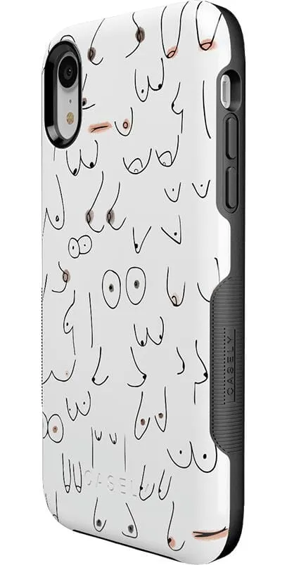 Top Rated I'm With Her | Black & White Boobs Case  Last Few Pieces!