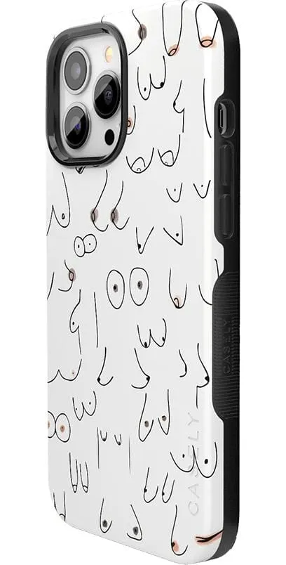 Top Rated I'm With Her | Black & White Boobs Case  Last Few Pieces!