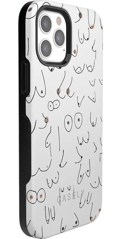 Top Rated I'm With Her | Black & White Boobs Case  Last Few Pieces!