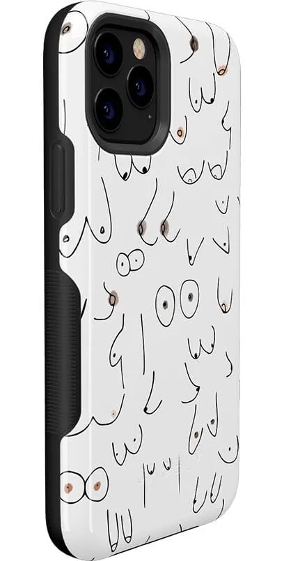 Top Rated I'm With Her | Black & White Boobs Case  Last Few Pieces!