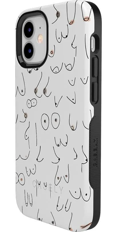 Top Rated I'm With Her | Black & White Boobs Case  Last Few Pieces!