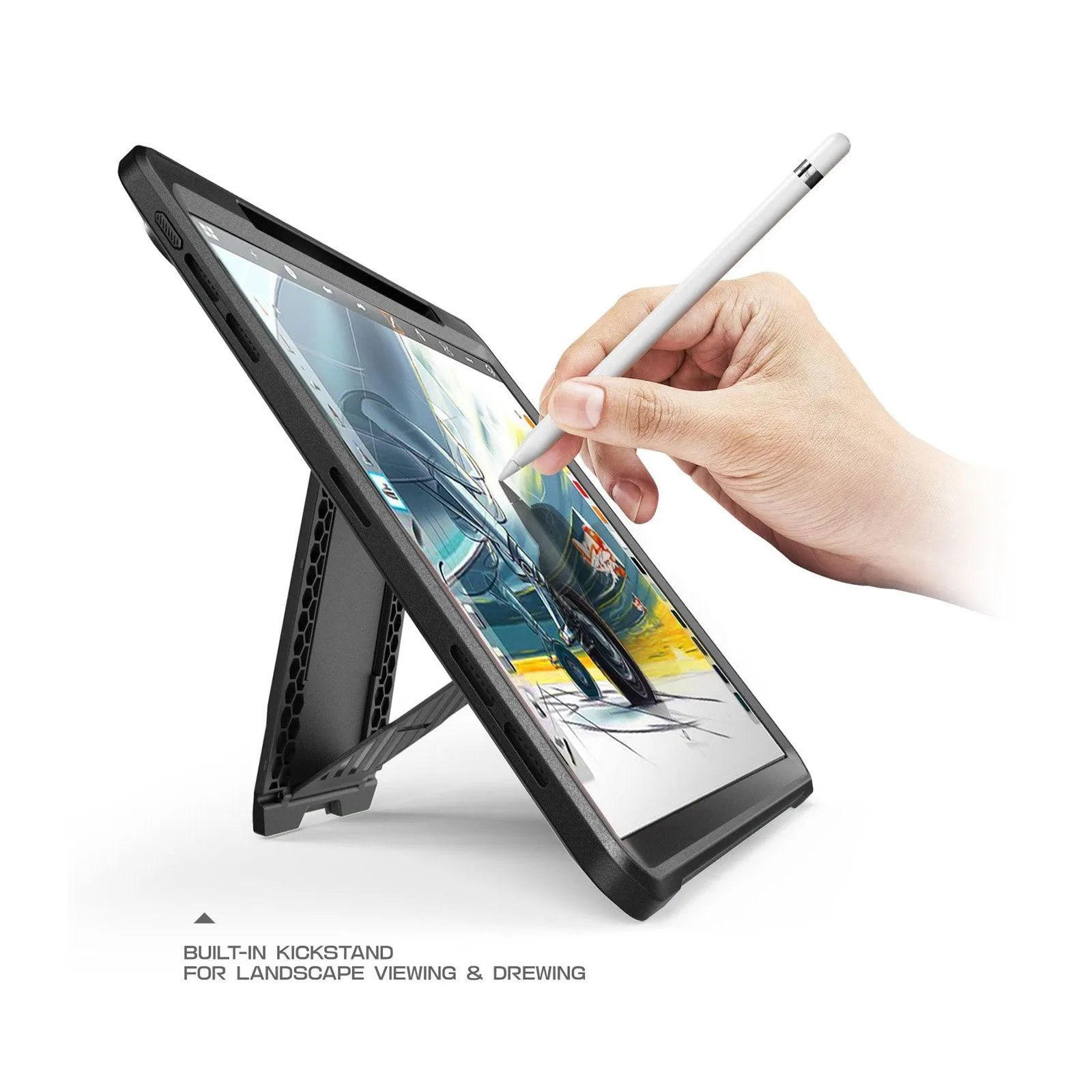 Top Rated iPad Pro 11 inch (2018) Unicorn Beetle Pro Full Body Case (Apple Pencil compatible)-Black  Limited Stock!