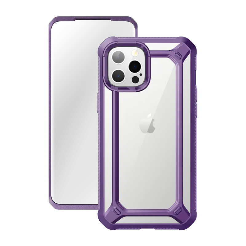 Top Rated iPhone 12 Pro Max 6.7 inch Unicorn Beetle Exo with Screen Protector Clear Case-Purple  Limited Release!