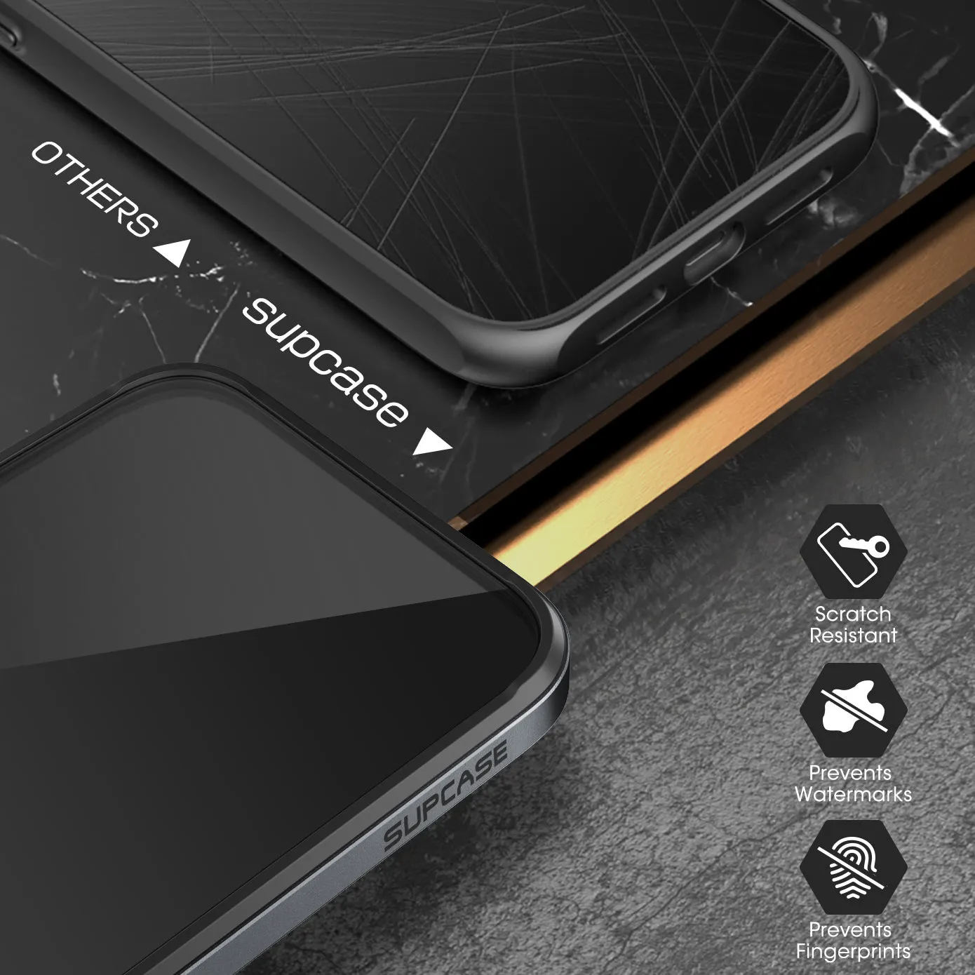 Top Rated iPhone 13 Pro Max 6.7 inch Unicorn Beetle Edge with Screen Protector Clear Case-Black  Limited Release!