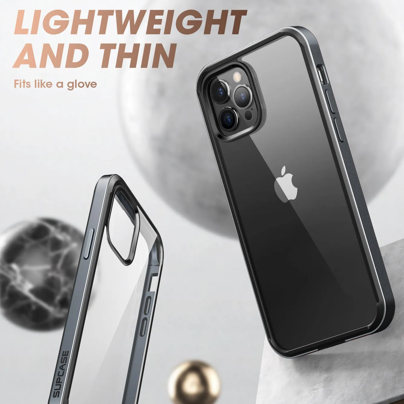 Top Rated iPhone 13 Pro Max 6.7 inch Unicorn Beetle Edge with Screen Protector Clear Case-Black  Limited Release!