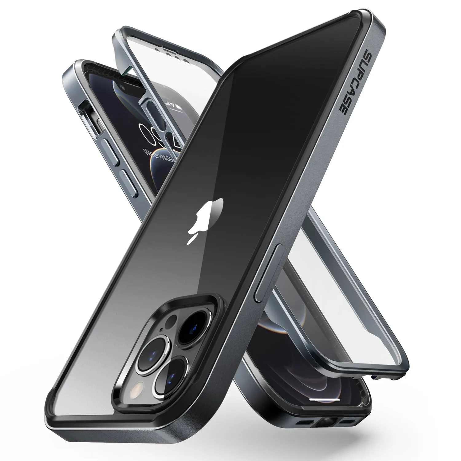 Top Rated iPhone 13 Pro Max 6.7 inch Unicorn Beetle Edge with Screen Protector Clear Case-Black  Limited Release!