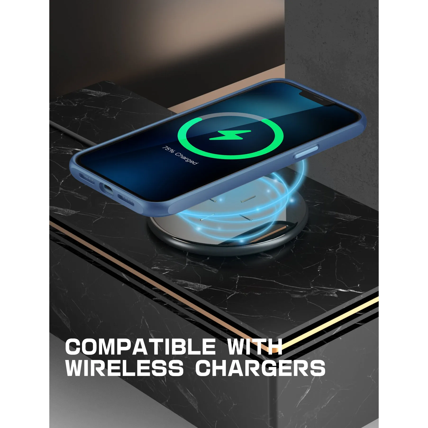 Top Rated iPhone 13 Pro Max 6.7 inch Unicorn Beetle MAG Slim Clear MagSafe Case-Blue  Today Only!