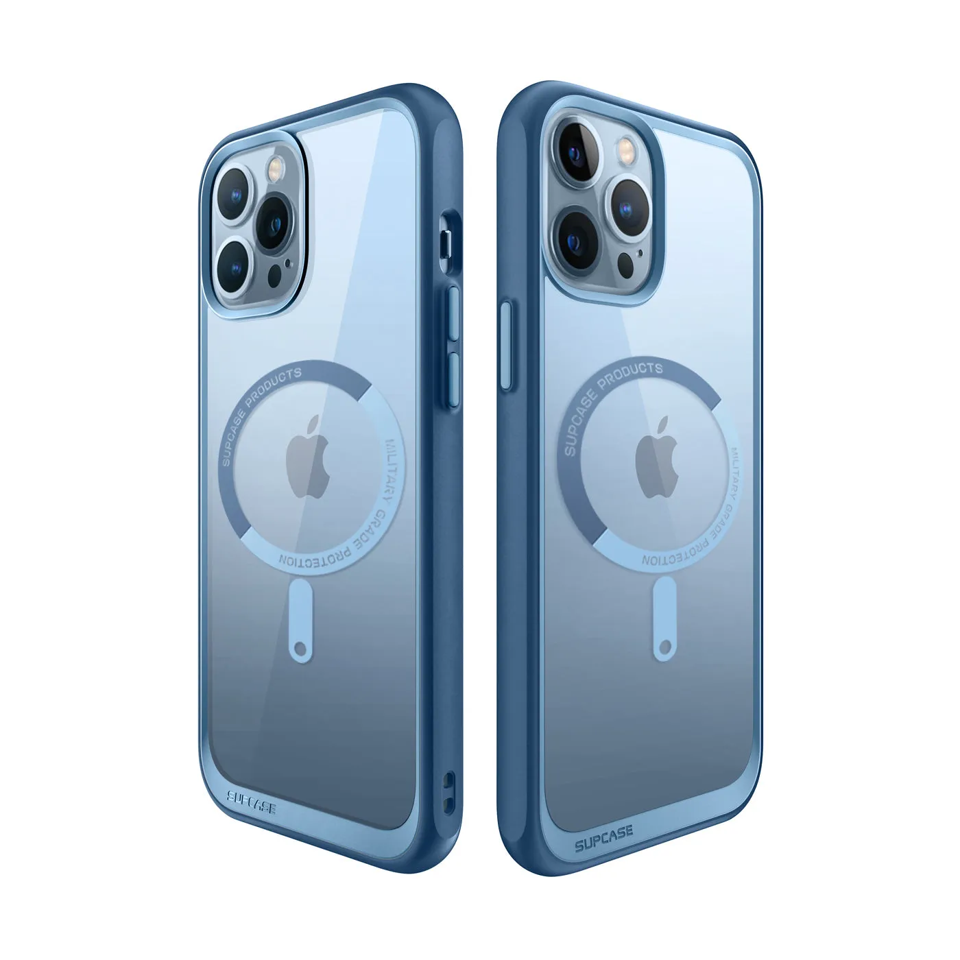 Top Rated iPhone 13 Pro Max 6.7 inch Unicorn Beetle MAG Slim Clear MagSafe Case-Blue  Today Only!