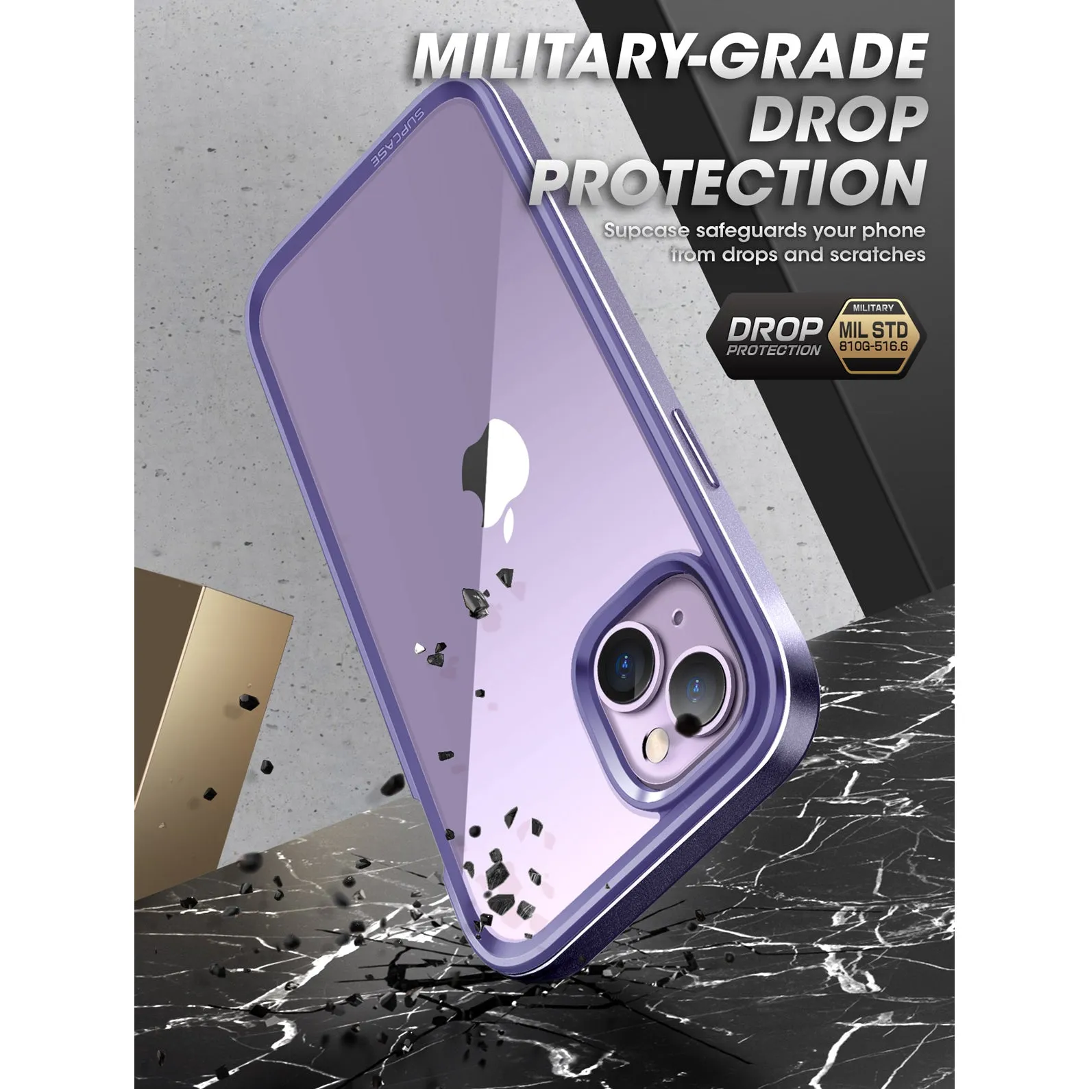 Top Rated iPhone 14 Plus 6.7 inch Unicorn Beetle Edge XT Case-Deep Purple  Almost Gone!