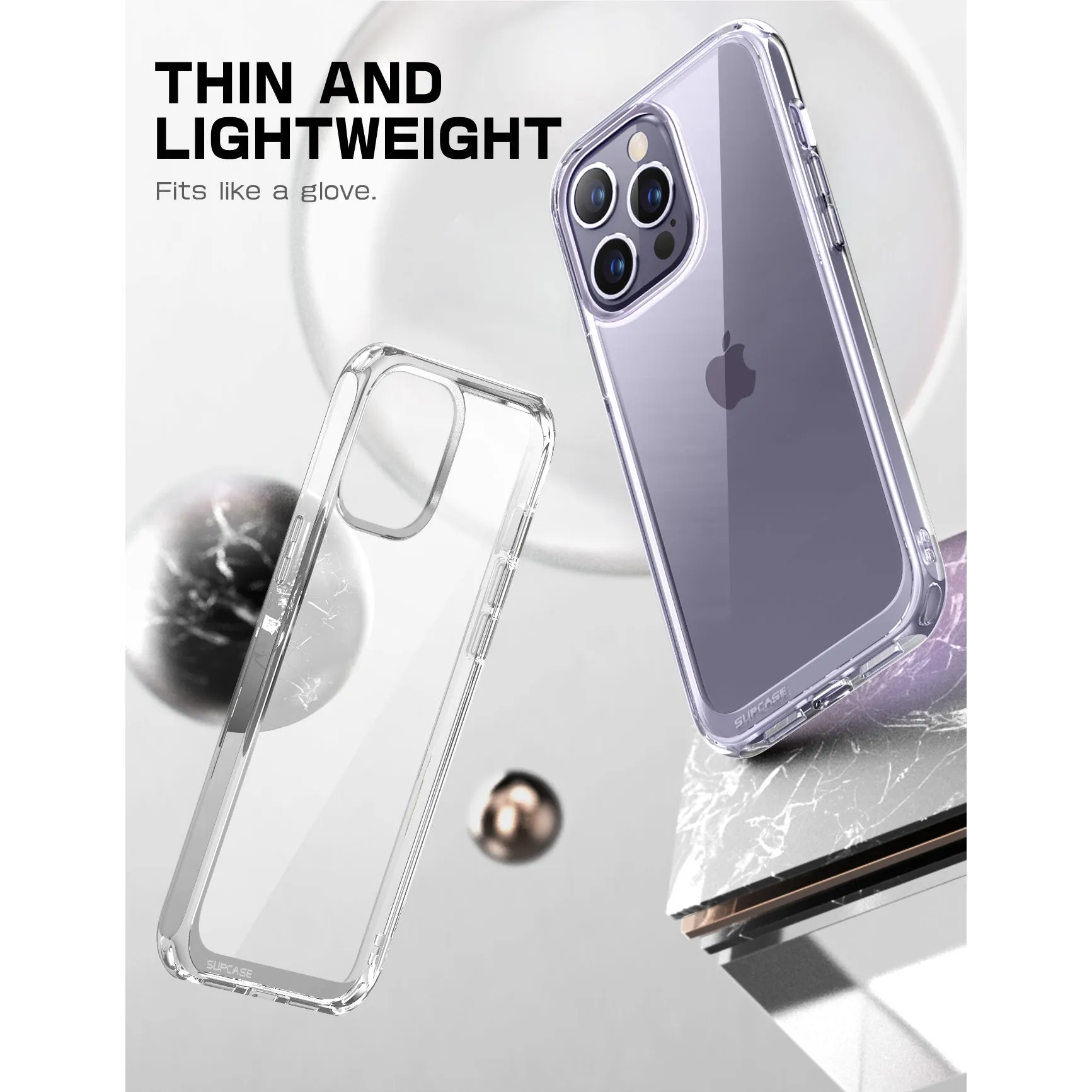 Top Rated iPhone 14 Pro 6.1 inch Unicorn Beetle Style Slim Clear Case-Clear  Almost Gone!