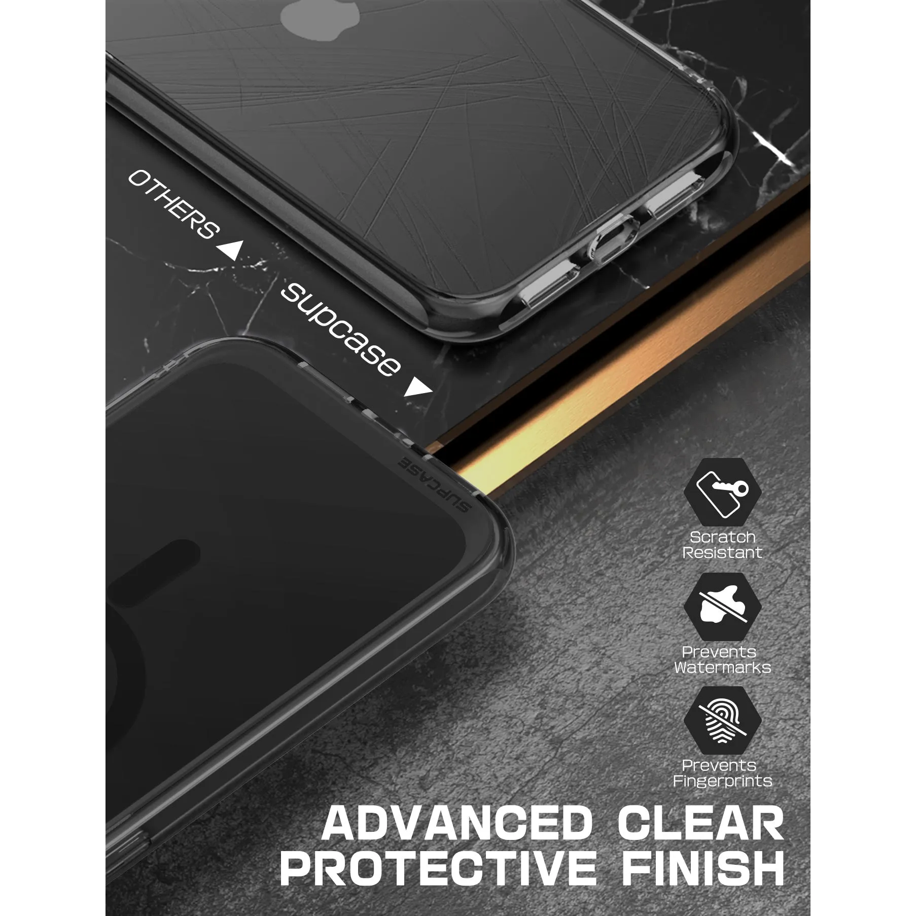Top Rated iPhone 14 Pro Max 6.7 inch Unicorn Beetle MAG Slim Clear MagSafe Case-Smoke  Stylish & Comfortable