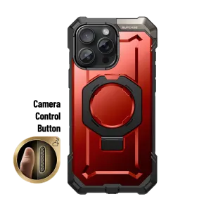 Top Rated iPhone 16 Pro Max 6.9 inch UB Grip MagSafe Camera Control Button Phone Case-Metallic Red  Dont Miss Out!