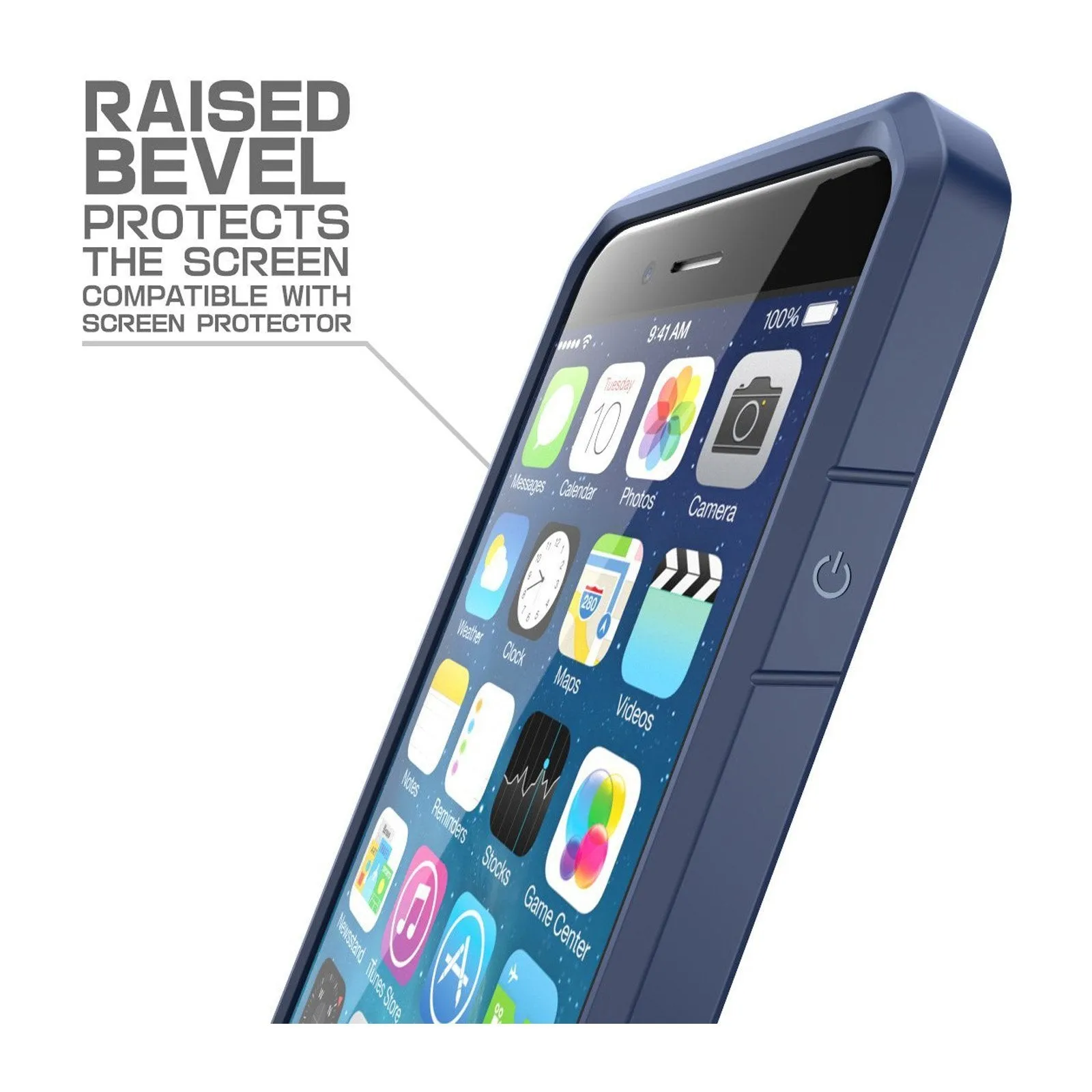 Top Rated iPhone 6 Plus / 6S Plus Unicorn Beetle Hybrid Protective Bumper Case-Blue  Dont Miss Out!