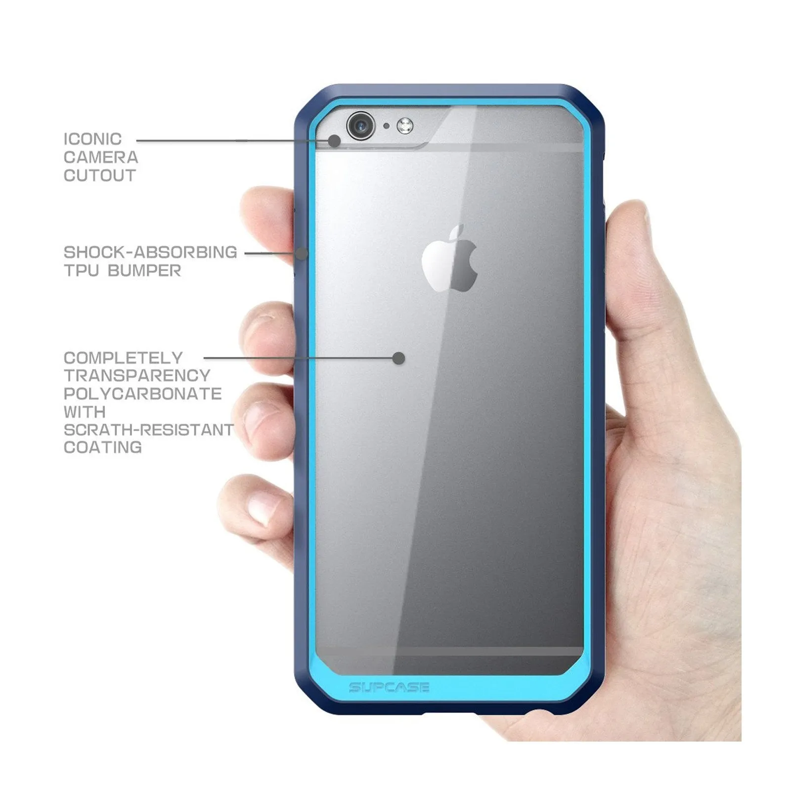 Top Rated iPhone 6 Plus / 6S Plus Unicorn Beetle Hybrid Protective Bumper Case-Blue  Dont Miss Out!