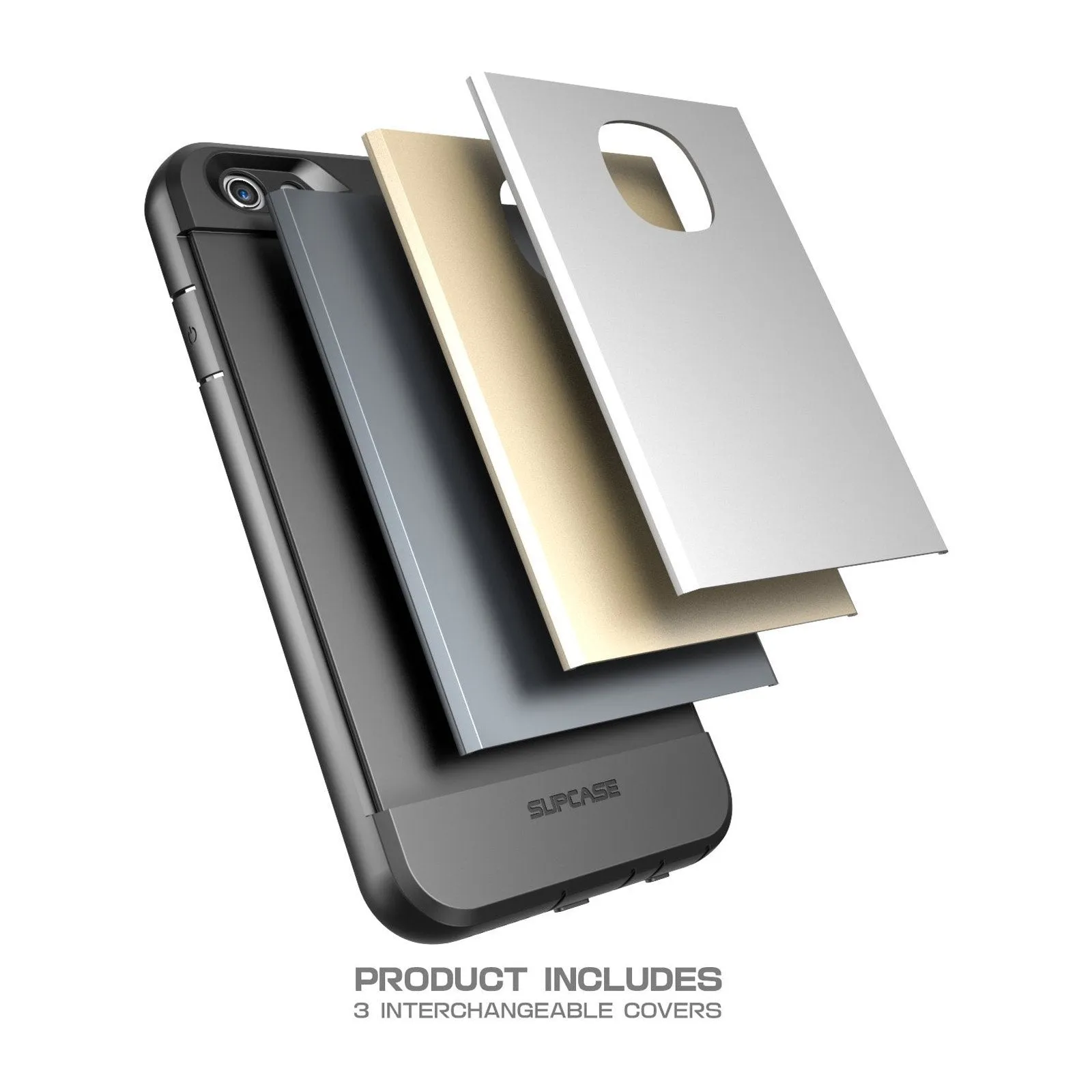Top Rated iPhone 6 Plus / 6S Plus Water Resistant Full body Protective Case-Gray/Silver/Gold  Dont Miss Out!