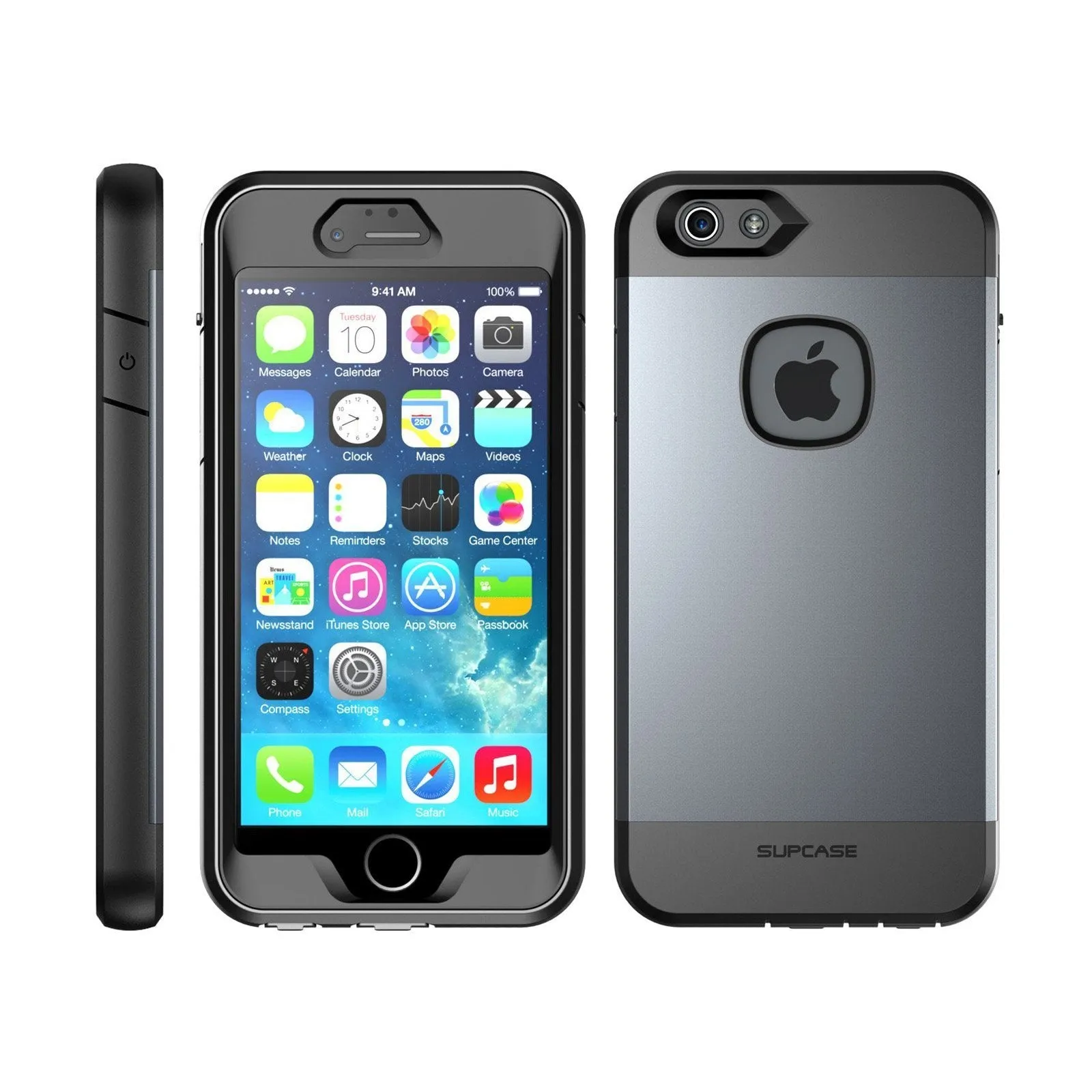 Top Rated iPhone 6 Plus / 6S Plus Water Resistant Full body Protective Case-Gray/Silver/Gold  Dont Miss Out!