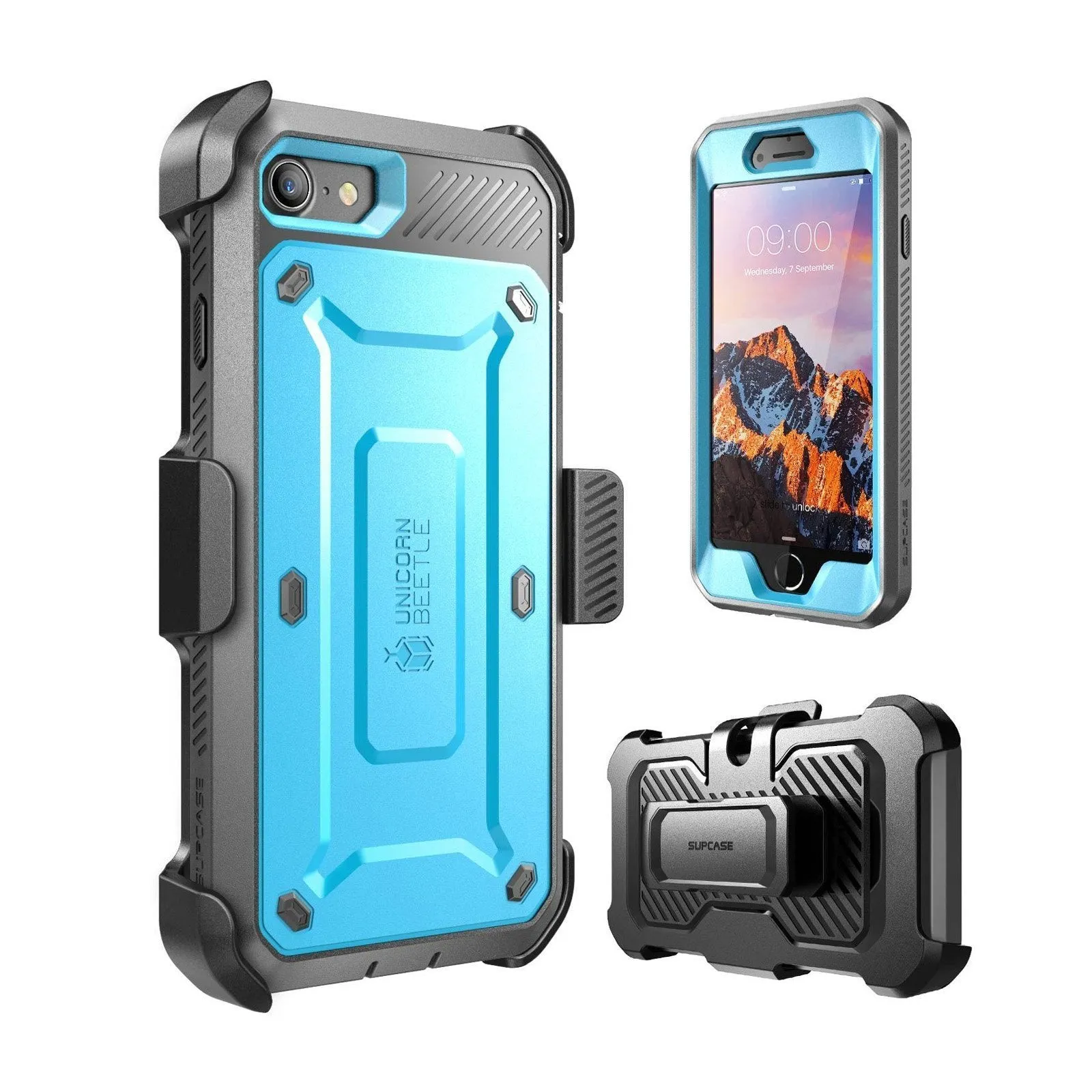 Top Rated iPhone 7 / 8 Unicorn Beetle Pro Full-Body Case-Blue  Ends Soon!