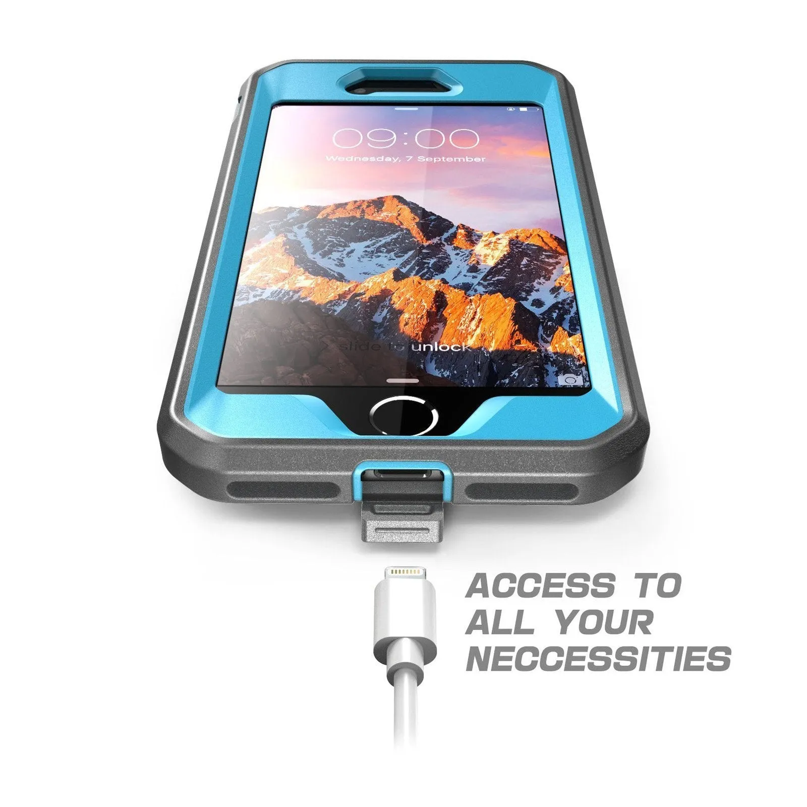 Top Rated iPhone 7 / 8 Unicorn Beetle Pro Full-Body Case-Blue  Ends Soon!