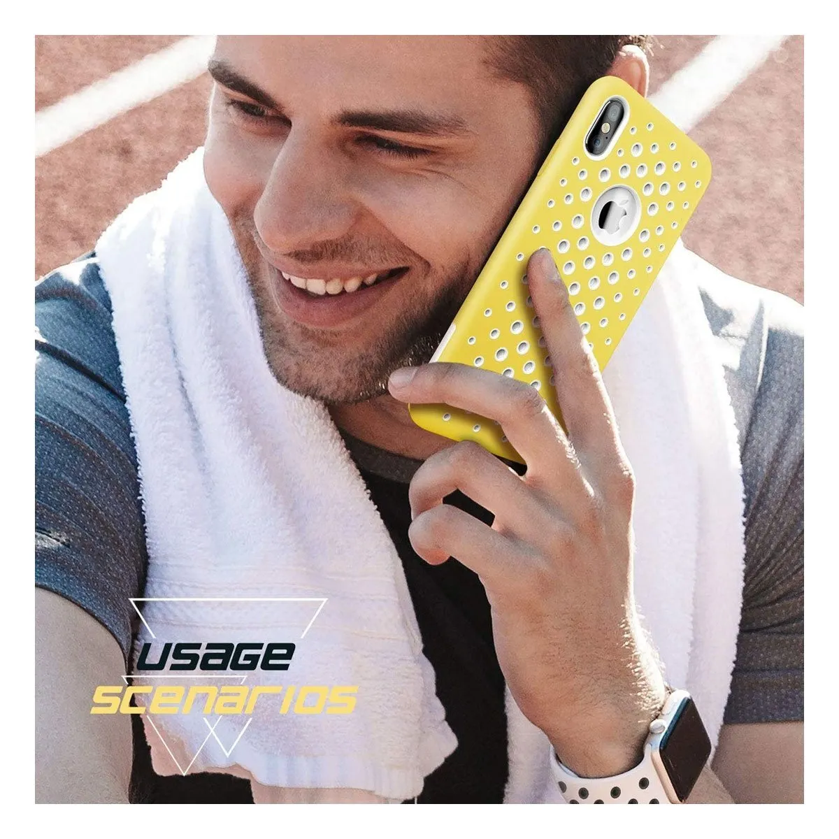 Top Rated iPhone X / XS Unicorn Beetle Sport Athletic Case-Yellow  Limited Release!