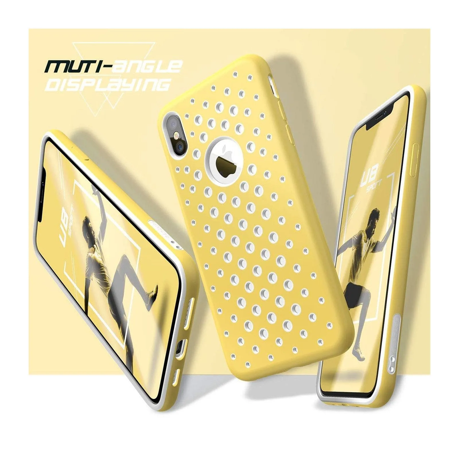 Top Rated iPhone X / XS Unicorn Beetle Sport Athletic Case-Yellow  Limited Release!