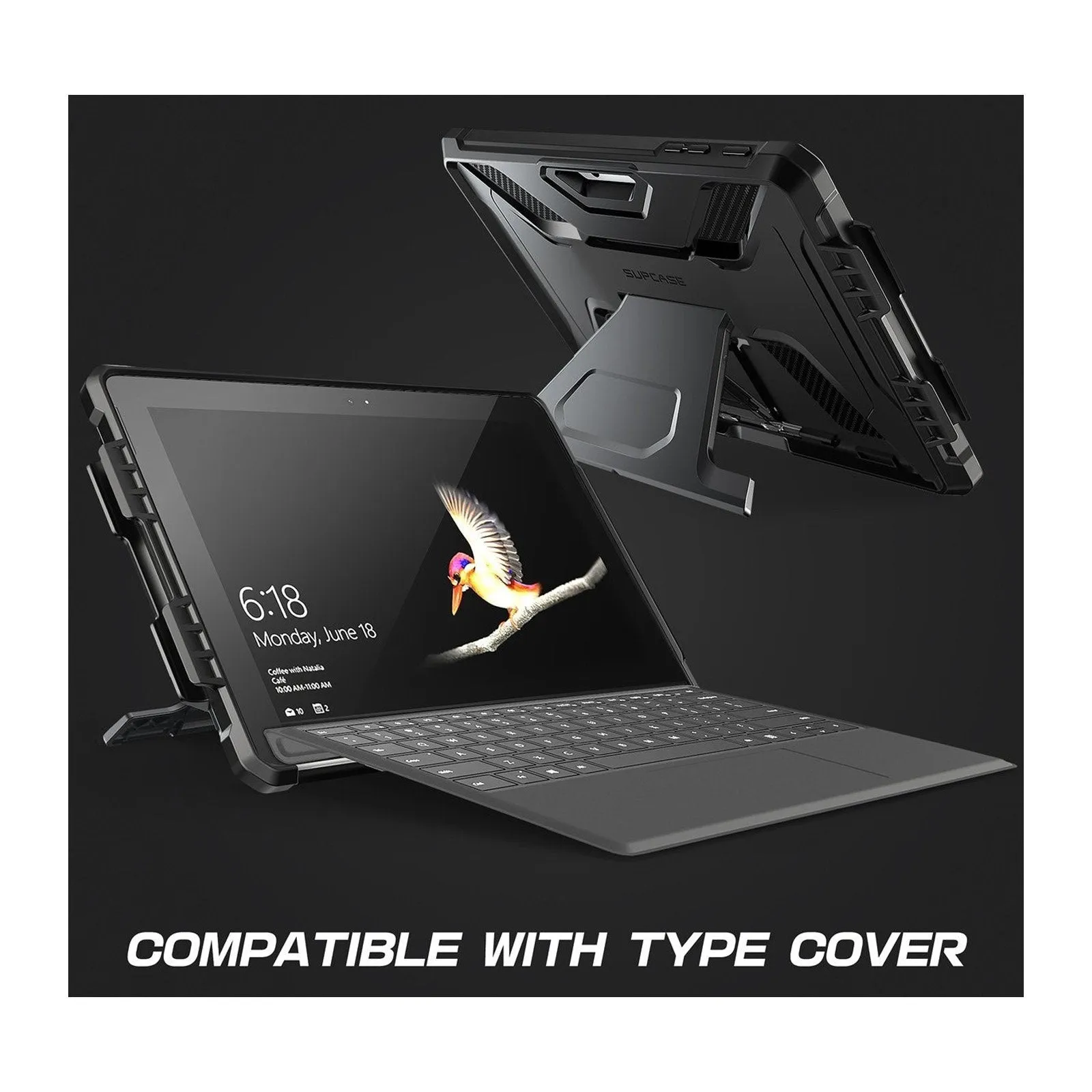 Top Rated Microsoft Surface Go Unicorn Beetle PRO Full Body Protective Case-Black  Stylish & Comfortable
