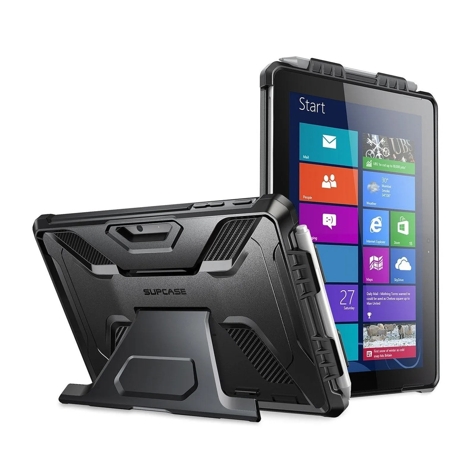 Top Rated Microsoft Surface Go Unicorn Beetle PRO Full Body Protective Case-Black  Stylish & Comfortable