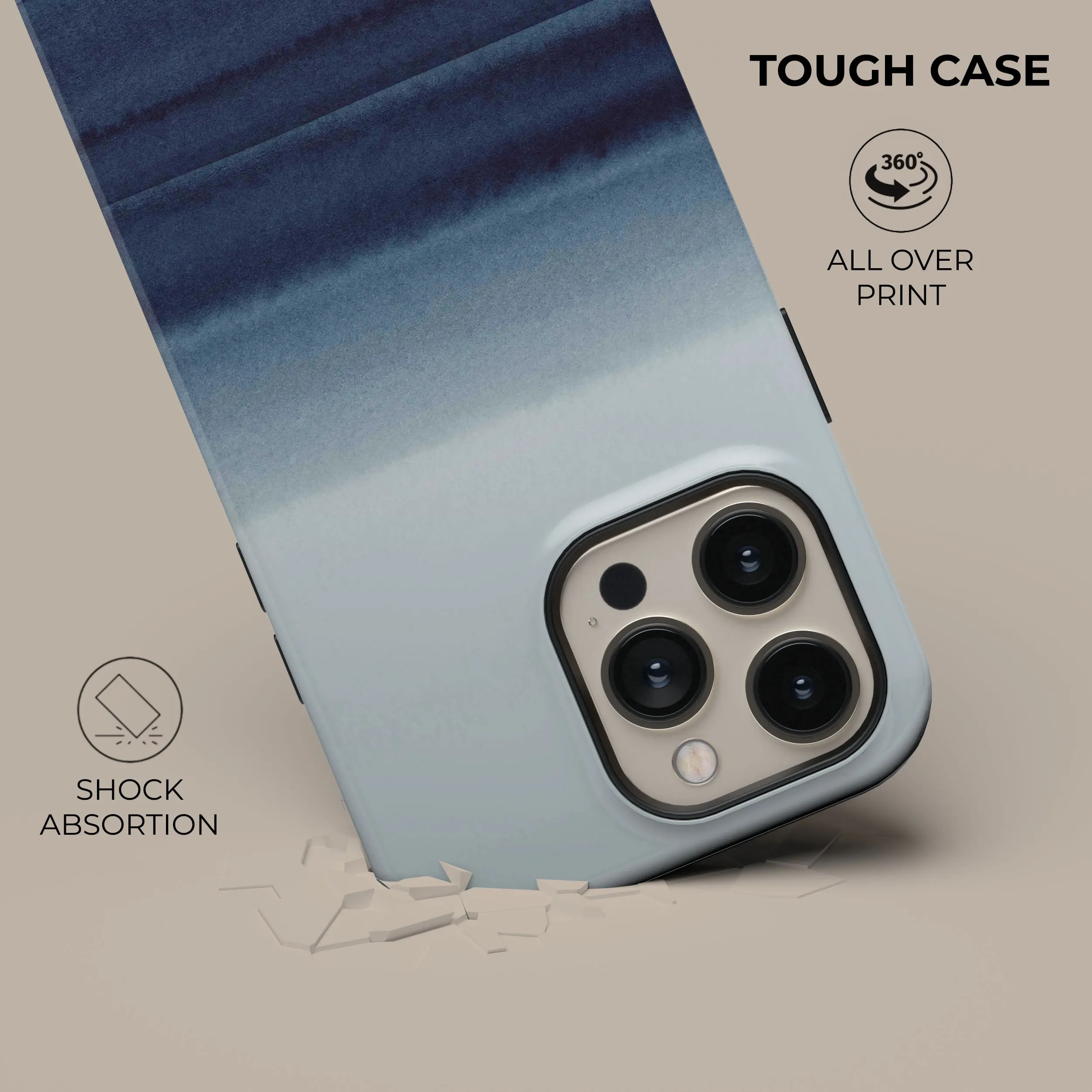 Top Rated Ocean Tie Dye Phone Case  Almost Gone!